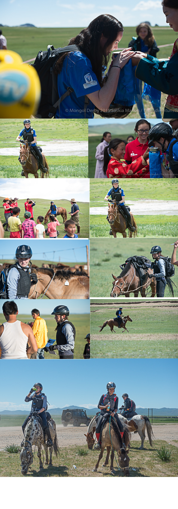 Mongol Derby 2015 finalist Catriona Paterson Photos Saskia Marloh